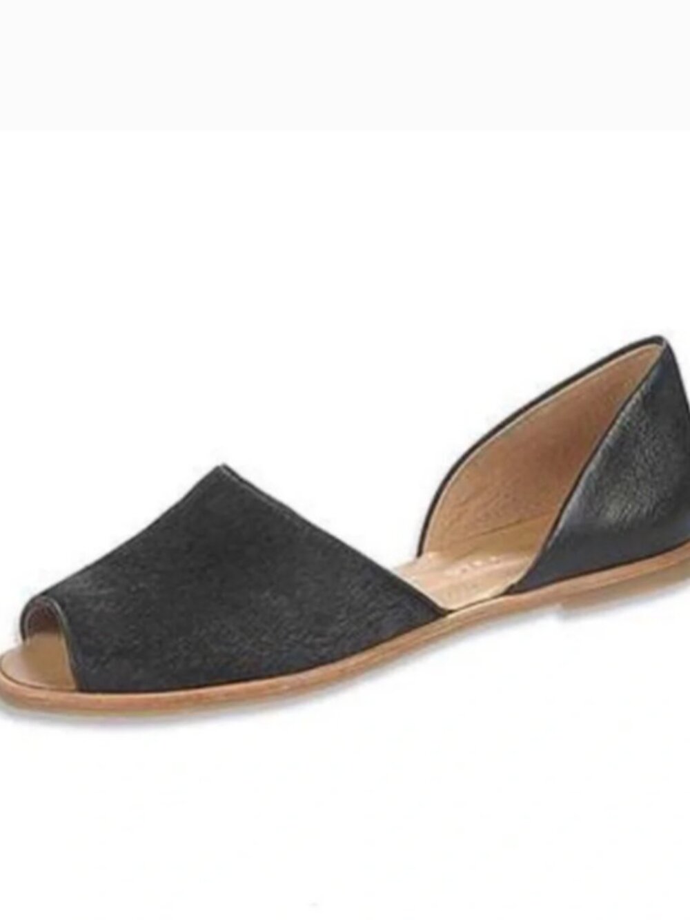 Franco Sarto Women's Black Ballet-shoes pony hair size 8